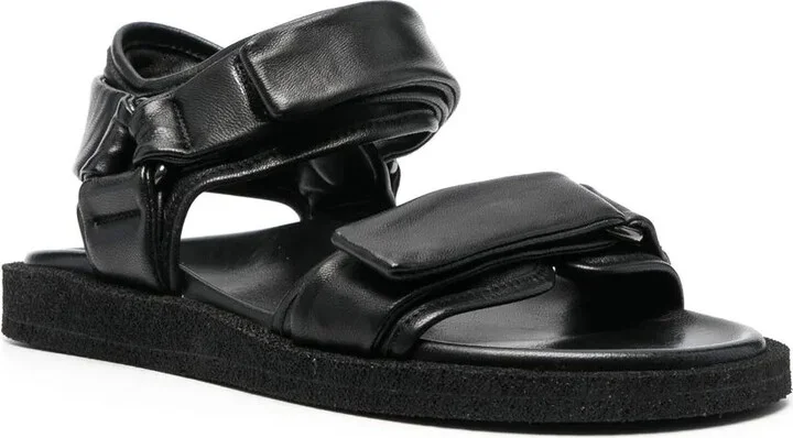 Strap-Detail Leather Sandals - Image 2