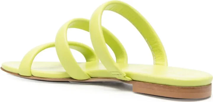 Strap-Detail Leather Slides - Image 3