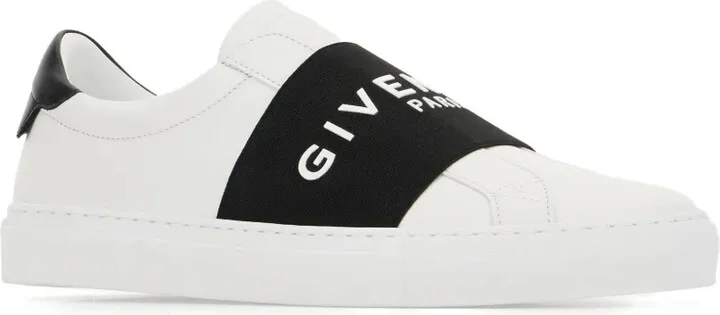 Strap-Detail Leather Sneakers - Image 2