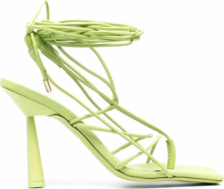 Strap-Detail Open-Toe Sandals