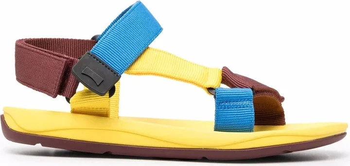 Strap-Detail Open-Toe Sandals