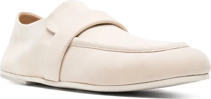 Strap-Detailing Nubuck Loafers - Image 2
