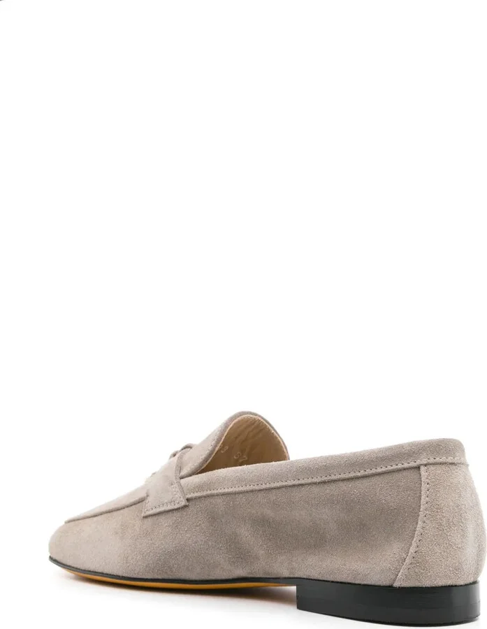 Strap-Detailing Suede Loafers - Image 3