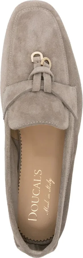 Strap-Detailing Suede Loafers - Image 4
