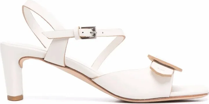 Strap-Fastening Detail Sandals