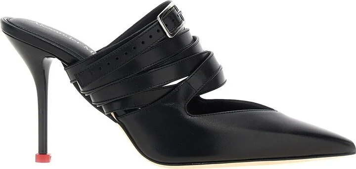 Strap Mules Pumps