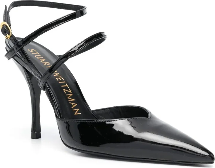 Strapeze 100mm leather pumps - Image 2