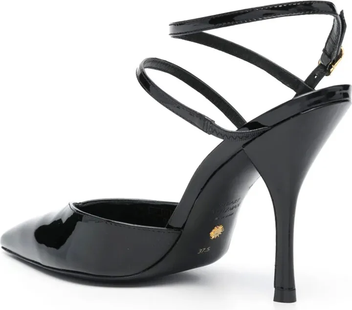 Strapeze 100mm leather pumps - Image 3
