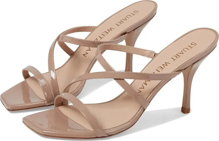Strapeze 85 Sandals Women's US 10.5 Brown Stiletto Heels KHD852