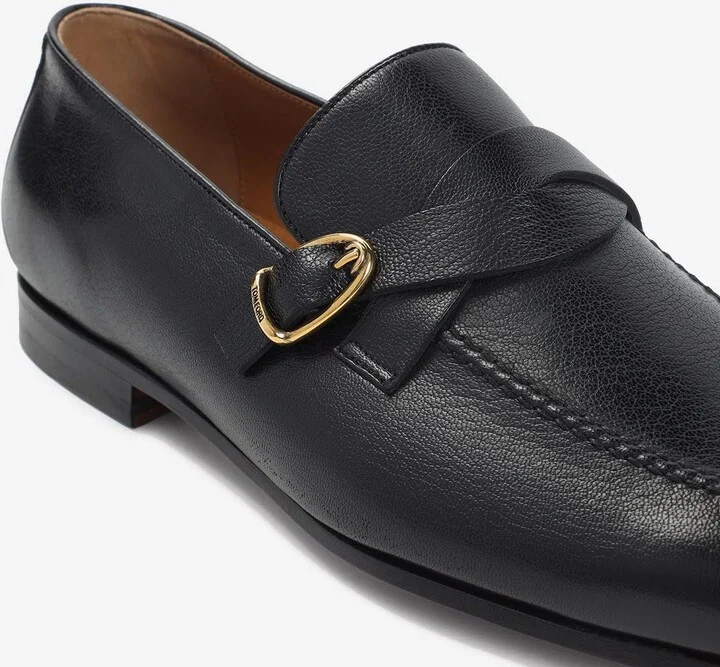 Strapped Leather Loafers - Image 3