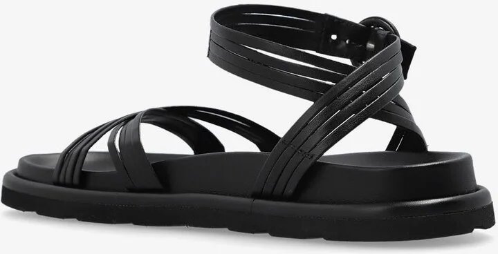 Strapped Nappa Leather Sandals - Image 2