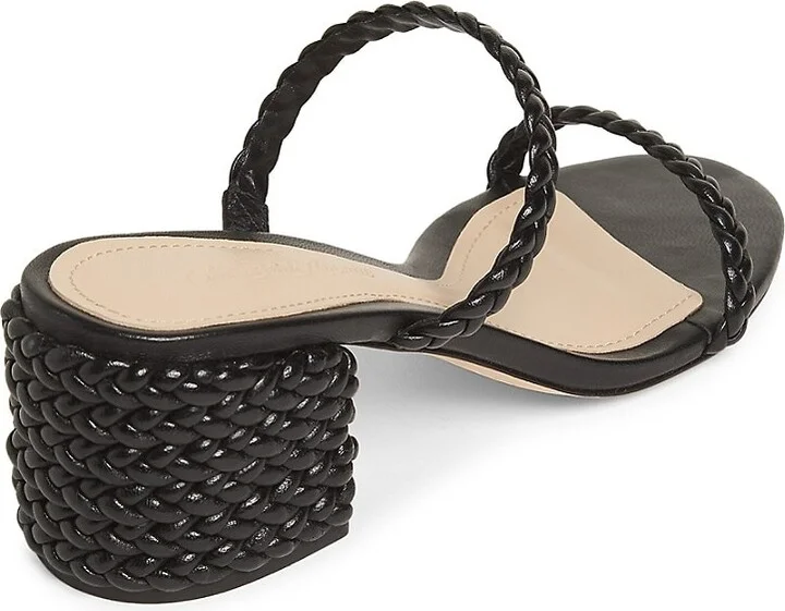 Strappy 60MM Leather Sandals - Image 8