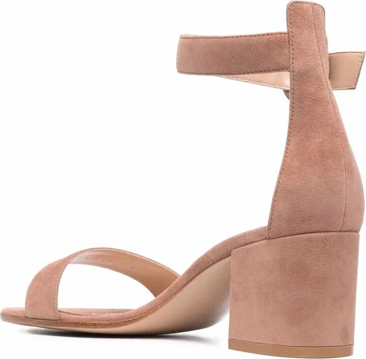 Strappy 60mm Suede Sandals - Image 3