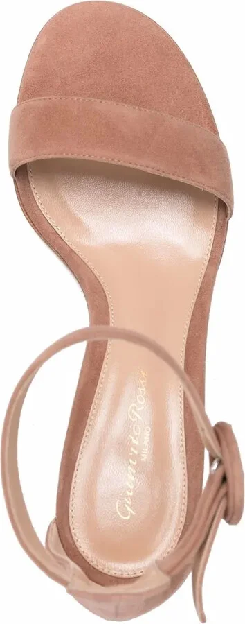 Strappy 60mm Suede Sandals - Image 4