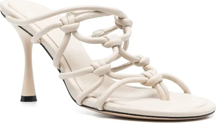 Strappy 95mm Leather Sandals - Image 2