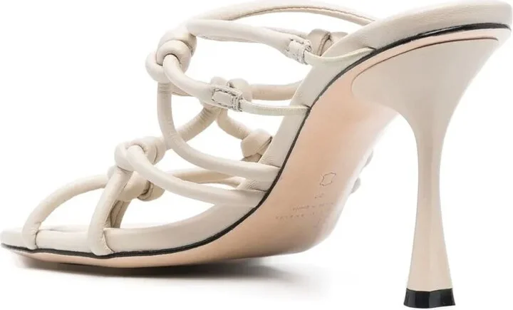 Strappy 95mm Leather Sandals - Image 3