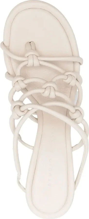 Strappy 95mm Leather Sandals - Image 4