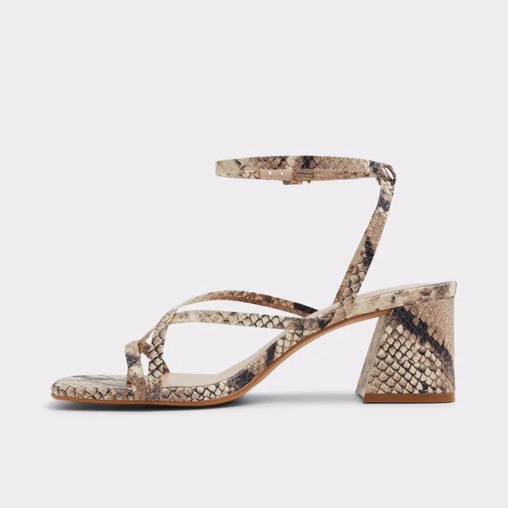 Strappy block heeled sandal - Image 3
