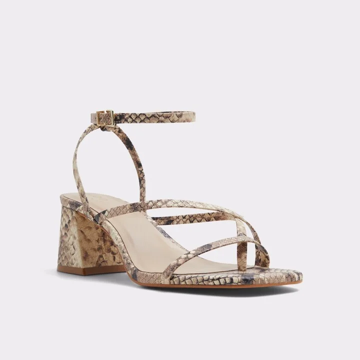 Strappy block heeled sandal - Image 4