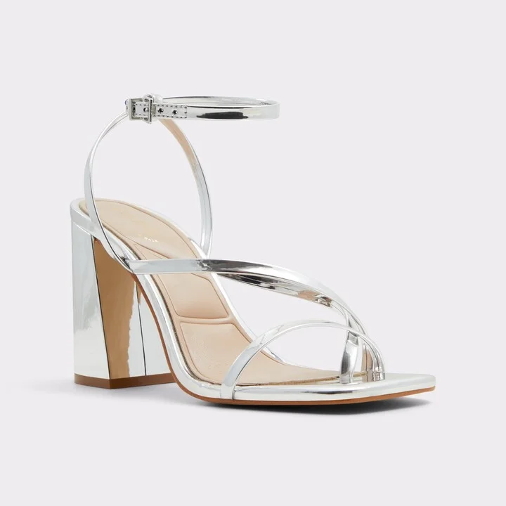 Strappy block heeled sandal - Image 4