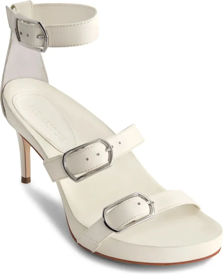 Strappy Buckle-Embellished Sandals - Image 2