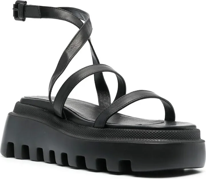 Strappy Chunky-Sole Sandals - Image 2