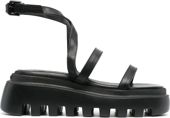 Strappy Chunky-Sole Sandals