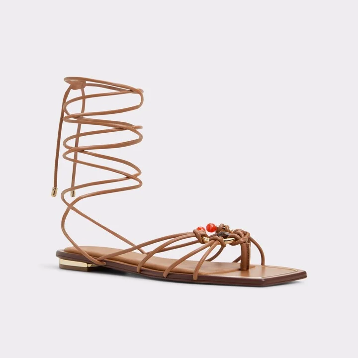 Strappy flat sandal - Image 4
