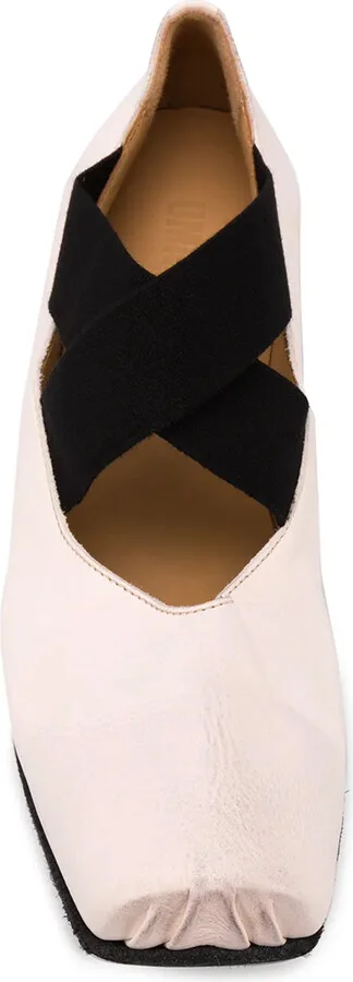 Strappy Heeled Ballerina Shoes - Image 4
