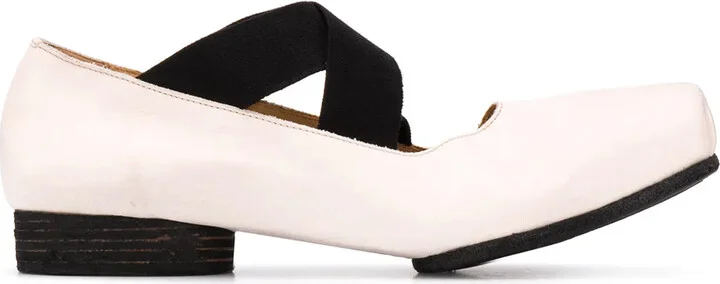 Strappy Heeled Ballerina Shoes
