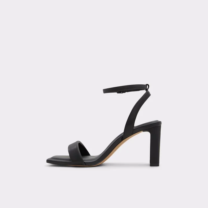 Strappy heeled sandal - Block heel - Image 3
