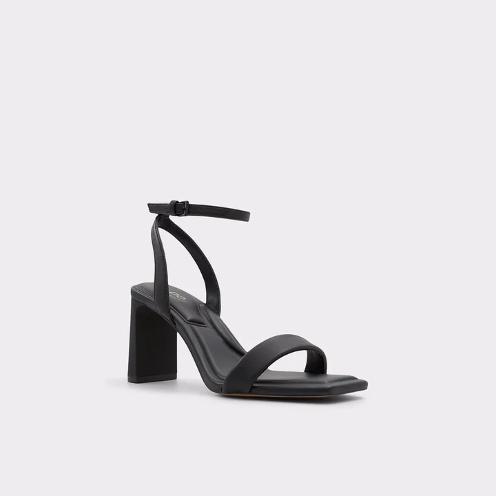Strappy heeled sandal - Block heel - Image 4