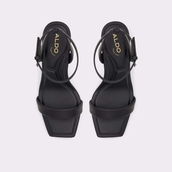 Strappy heeled sandal - Block heel - Image 6