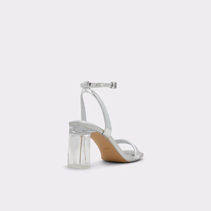 Strappy heeled sandal - Block heel - Image 2