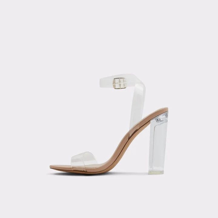 Strappy heeled sandal - Block heel - Image 3