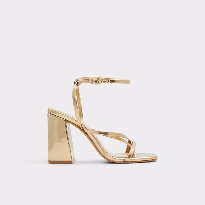 Strappy heeled sandal