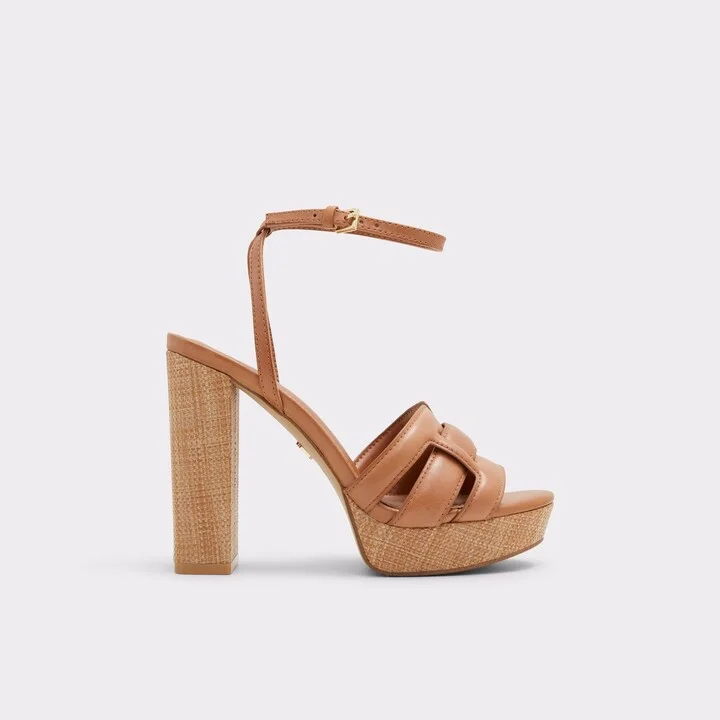 Strappy heeled sandal