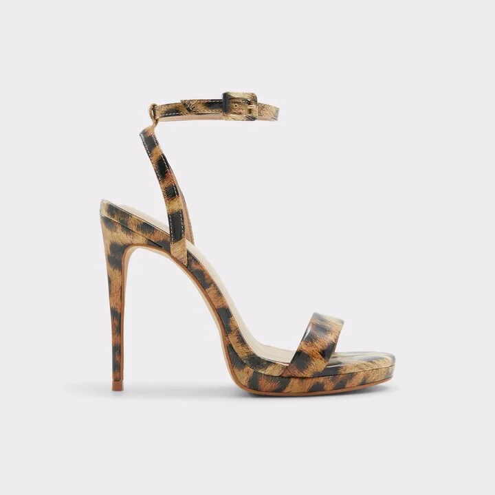 Strappy heeled sandal