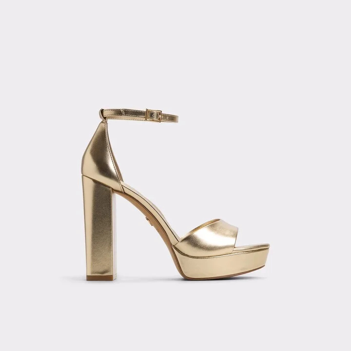 Strappy heeled sandal