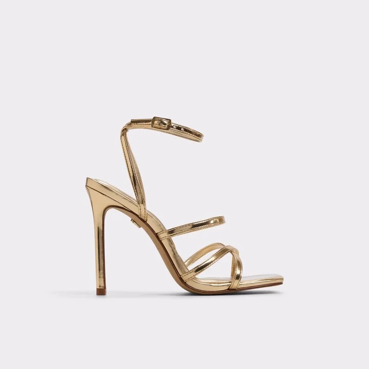 Strappy heeled sandal
