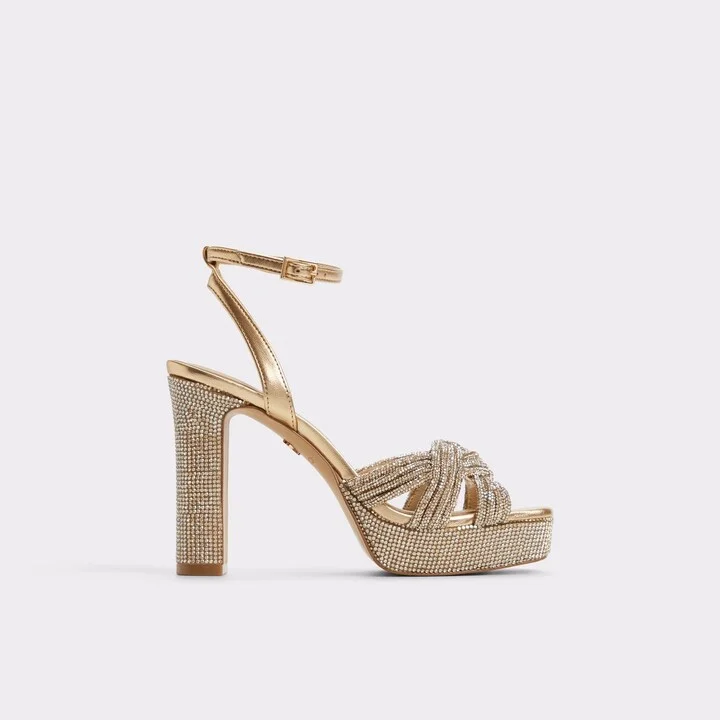 Strappy heeled sandal