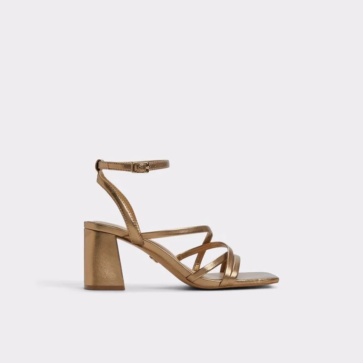 Strappy heeled sandal