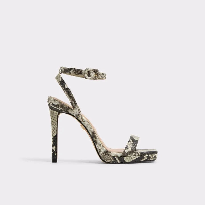 Strappy heeled sandal