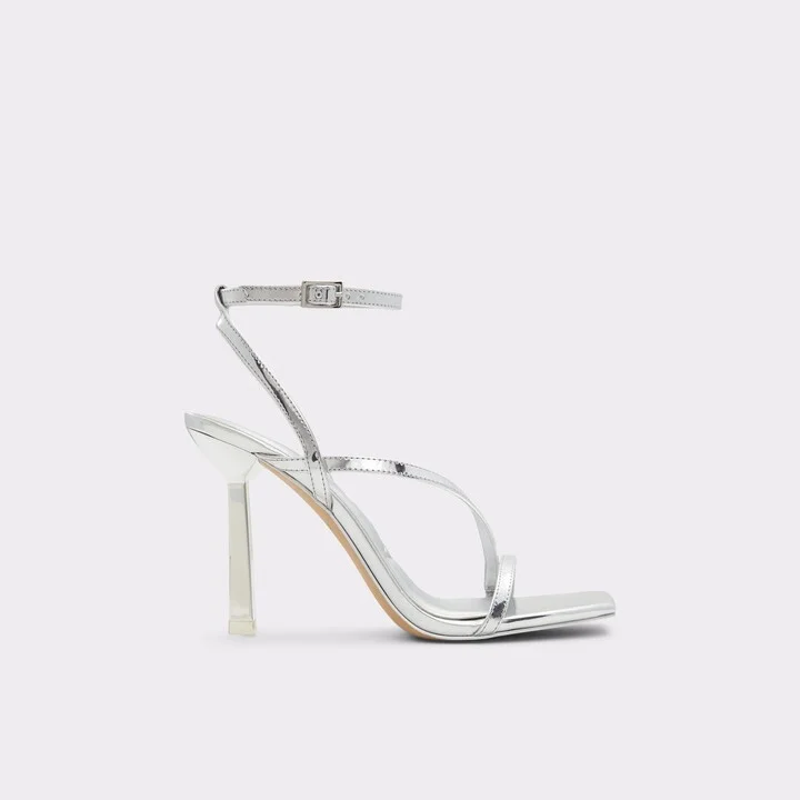 Strappy heeled sandal