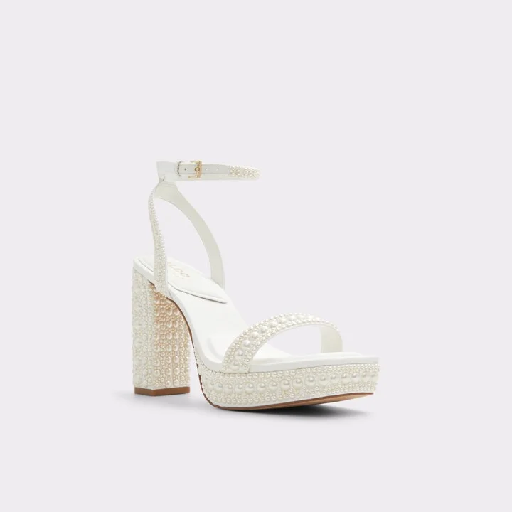 Strappy heeled sandal - Platform - Image 4