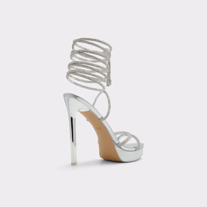 Strappy heeled sandal - Platform - Image 2