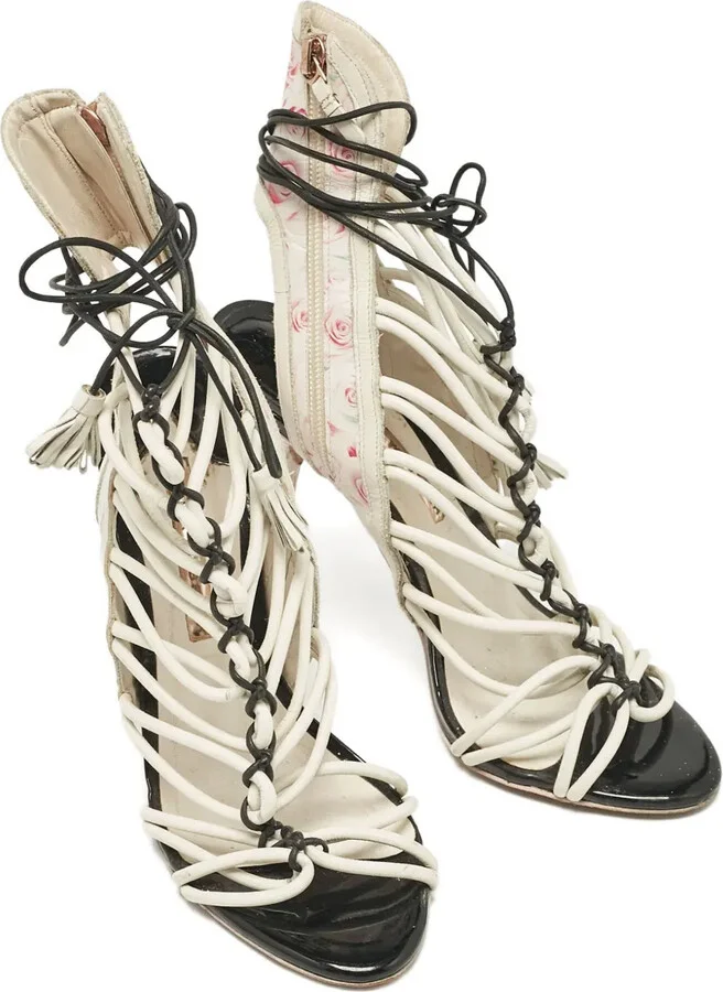 Strappy Heeled Sandals - Image 2