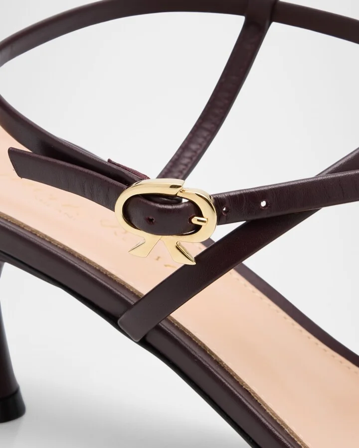 Strappy Leather Ankle-Strap Sandals - Image 7