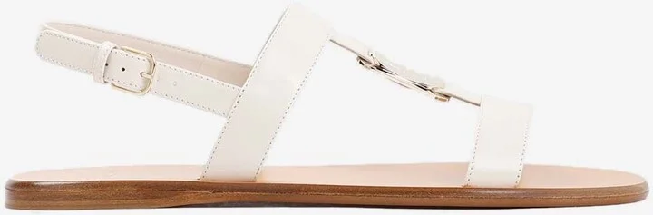 Strappy Leather Flat Sandals