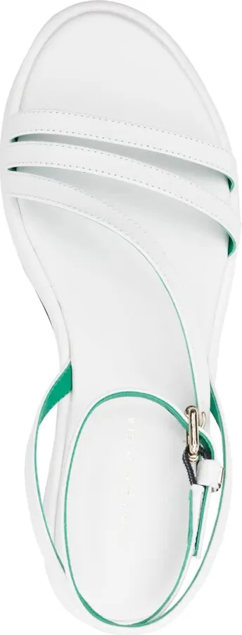 Strappy Leather Platform Sandals - Image 4